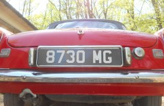 ‘MG’ Number Plate For Sale