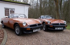 A Pair of MGB Limited Edition Roadsters