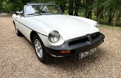 MGB Roadster, 1981, 62,364 miles from new (BDM261W)
